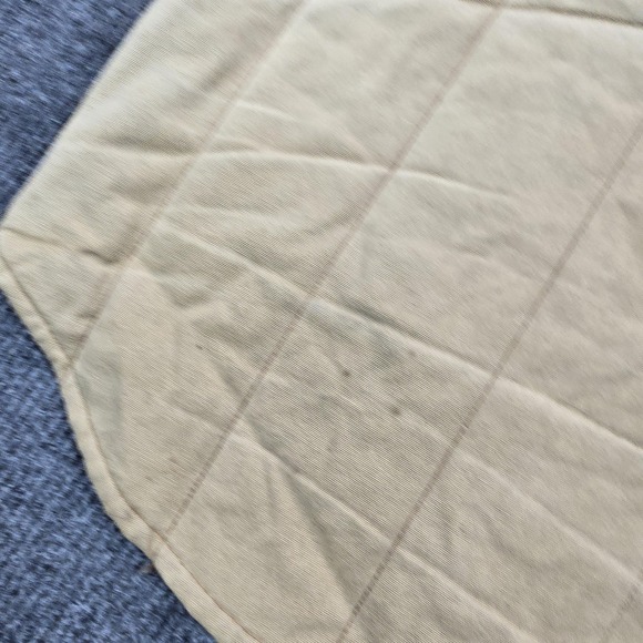 VTG Dickies Vest Mens XL Beige Canvas Quilted Lined Full Zip Insulated Workwear - Picture 8 of 12